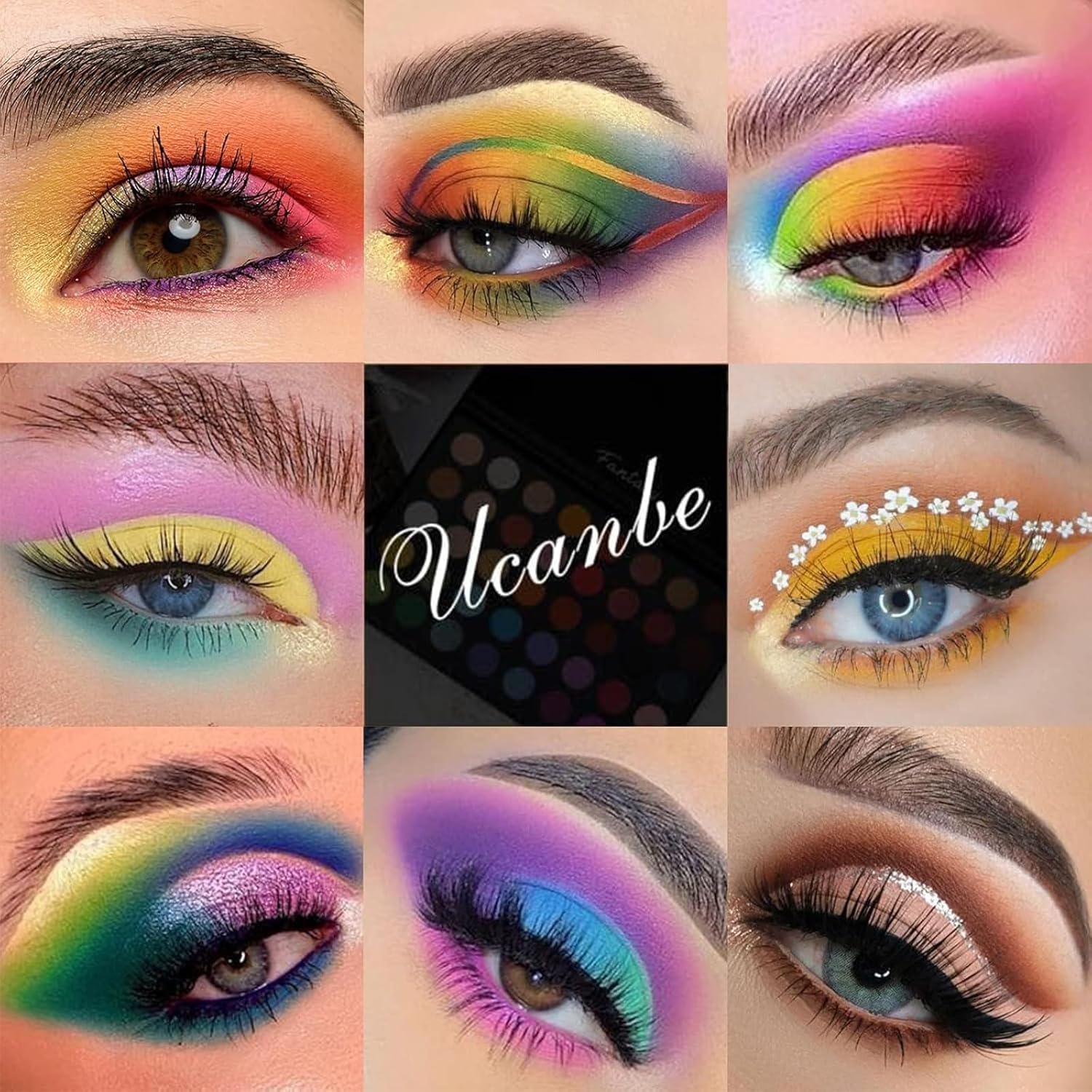 Thumbnail 5 de UCANBE 40 Farben Lidschatten Palette – bunt, wasserfest und langanhaltend
