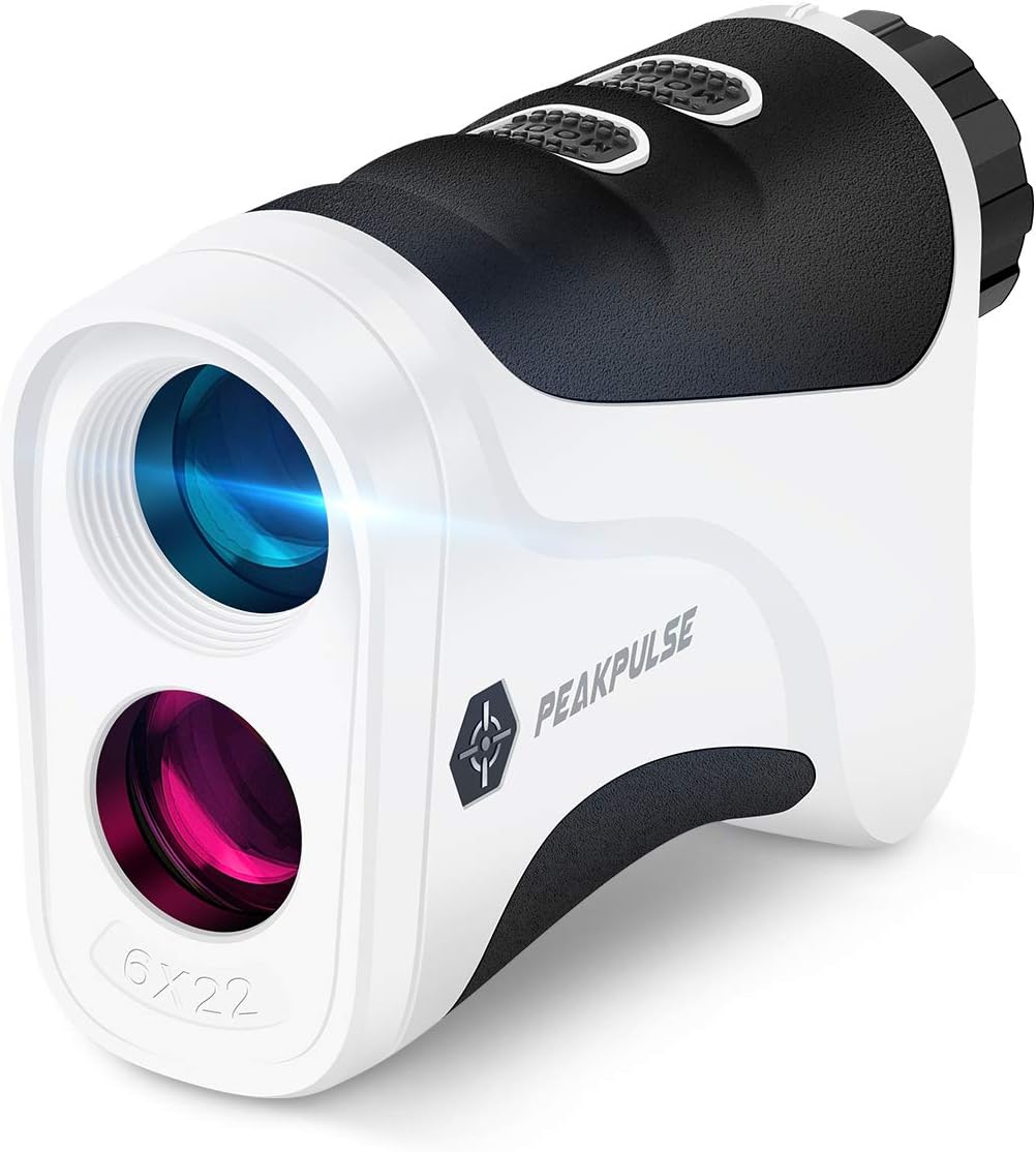 PeakPulse Golf Rangefinder 656 Yards (6x) with Flag-Lock and Vibration