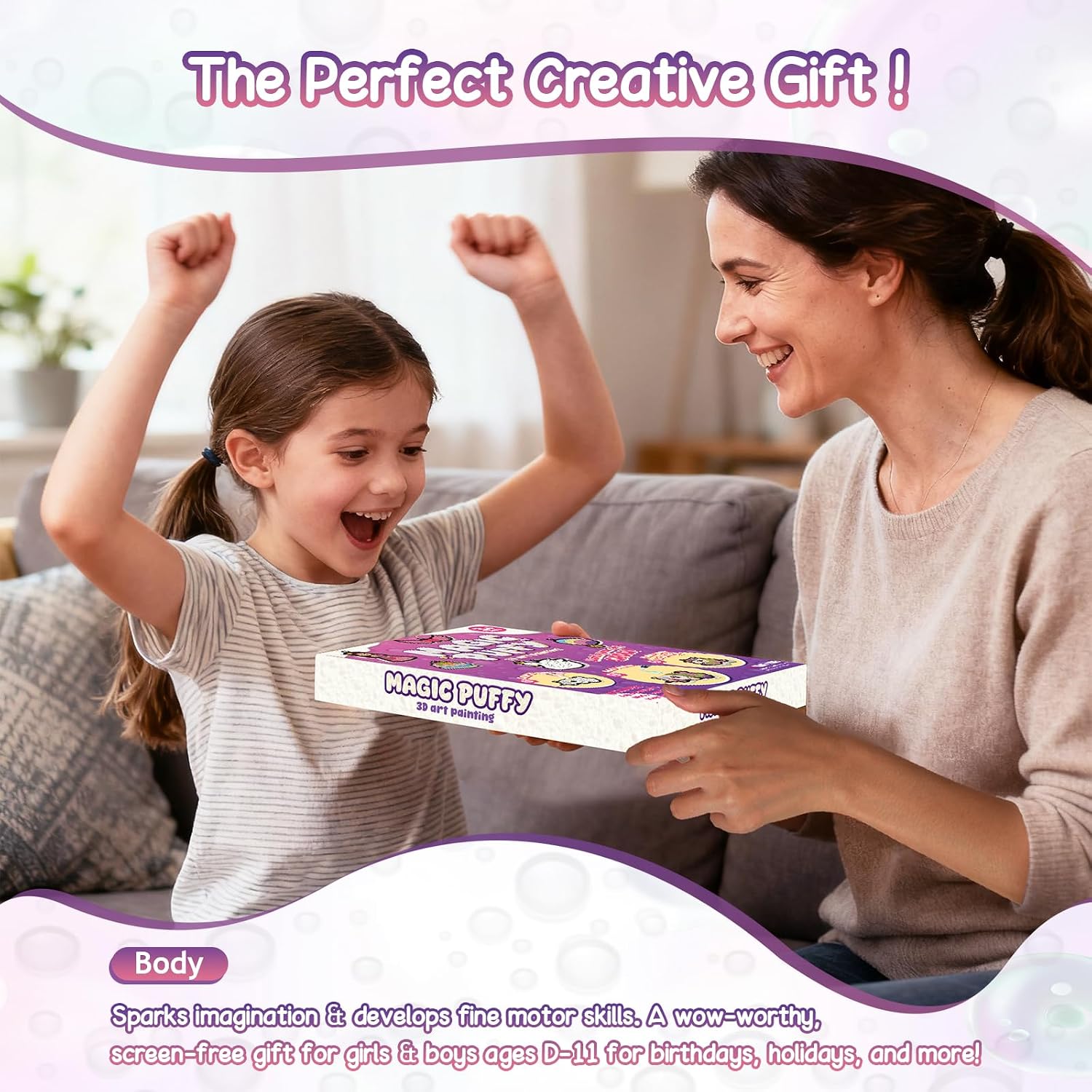 Thumbnail 6 de ZHFEIIRU 3D Art Kit Aqua Puffs Princesses