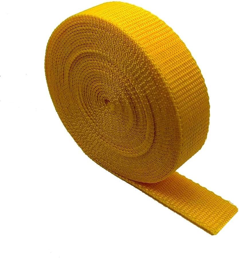 Detalle de The Bead Shop Heavy Duty Webbing Strap Tape – 5 Metres: Durable Polypropylene Webbing for Cargo, Bags and More