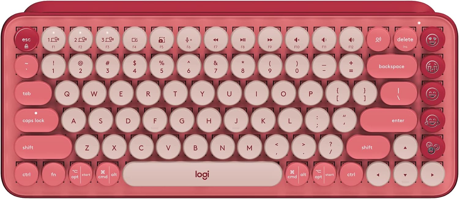 Logitech wireless mechanical keyboard, Rose