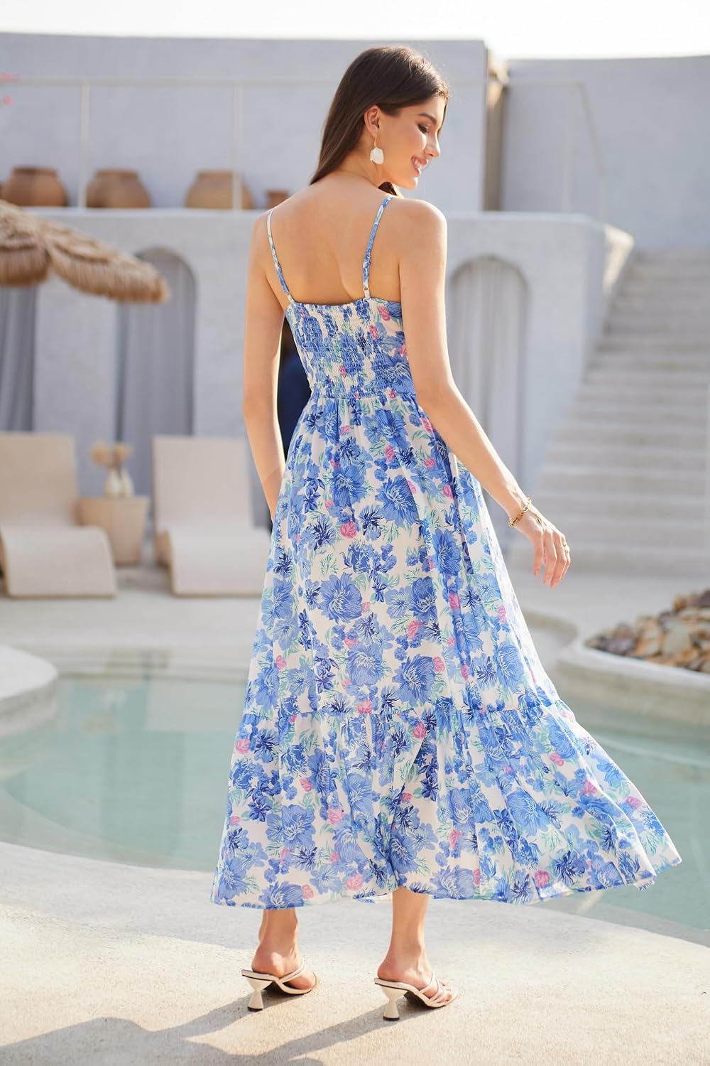 Detalle de GRACE KARIN Floral Maxi Dress