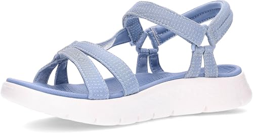 Detalle de Skechers Women's On-The-Go Flex Sublime Trainers - Blue, UK 5