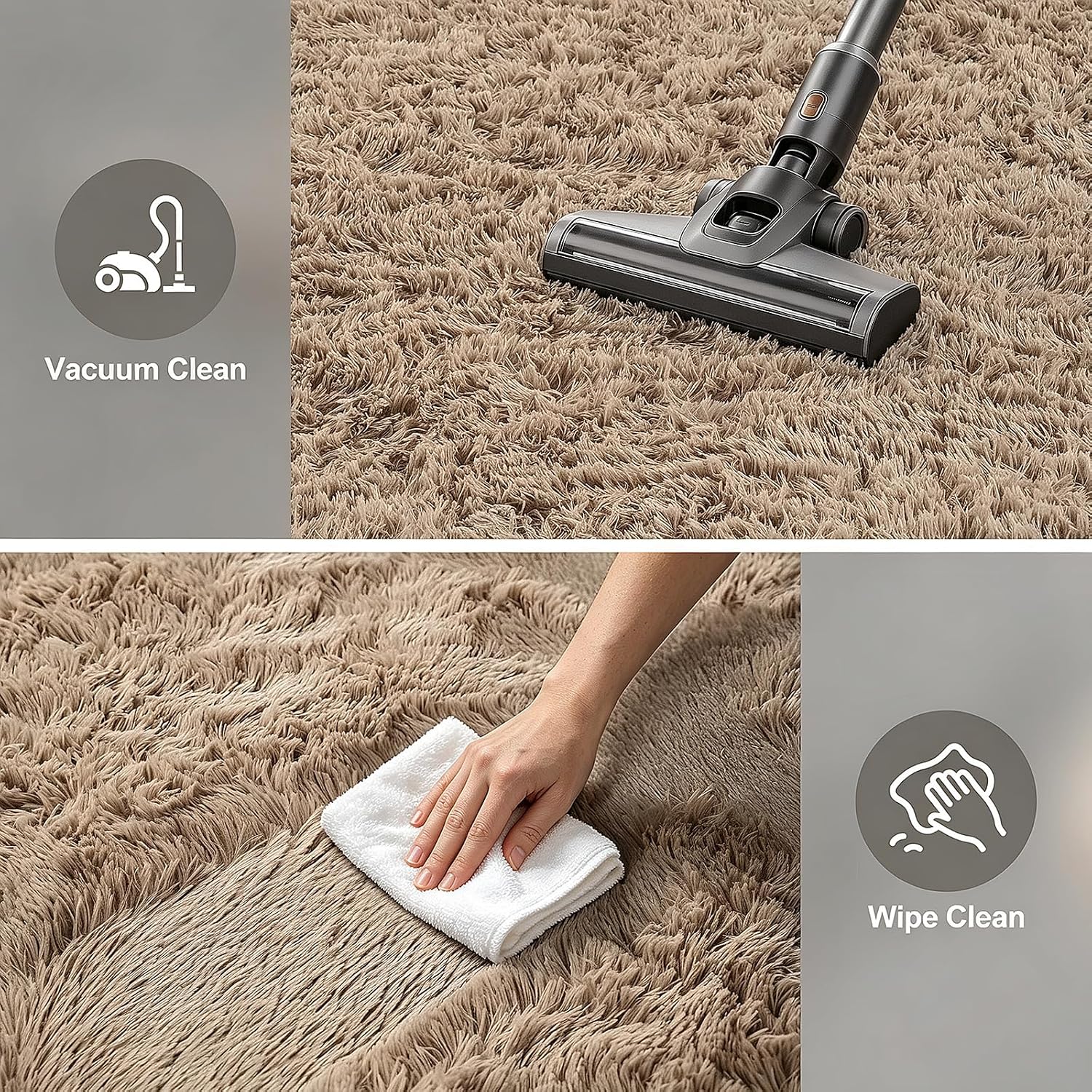 Thumbnail 6 de yongyangjuxin Fluffy Rug Shaggy Area Rug 8x10