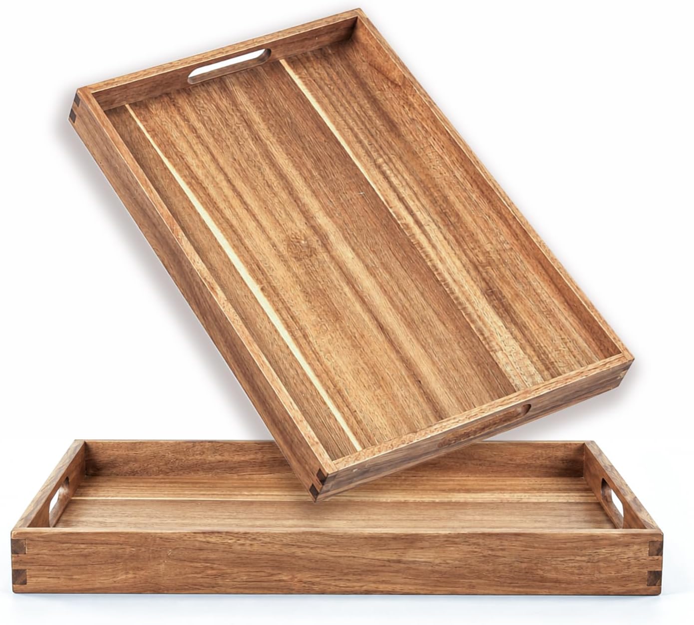 Detalle de Solidith Acacia Wood Serving Tray
