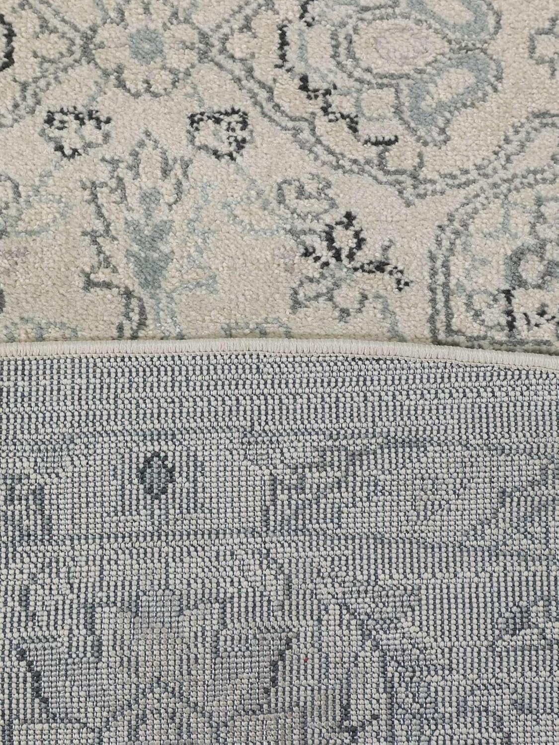 Thumbnail 6 de RugVista Ziegler Greenville rond tapijt Ø 150 cm, crèmewit, beige en lichtblauw