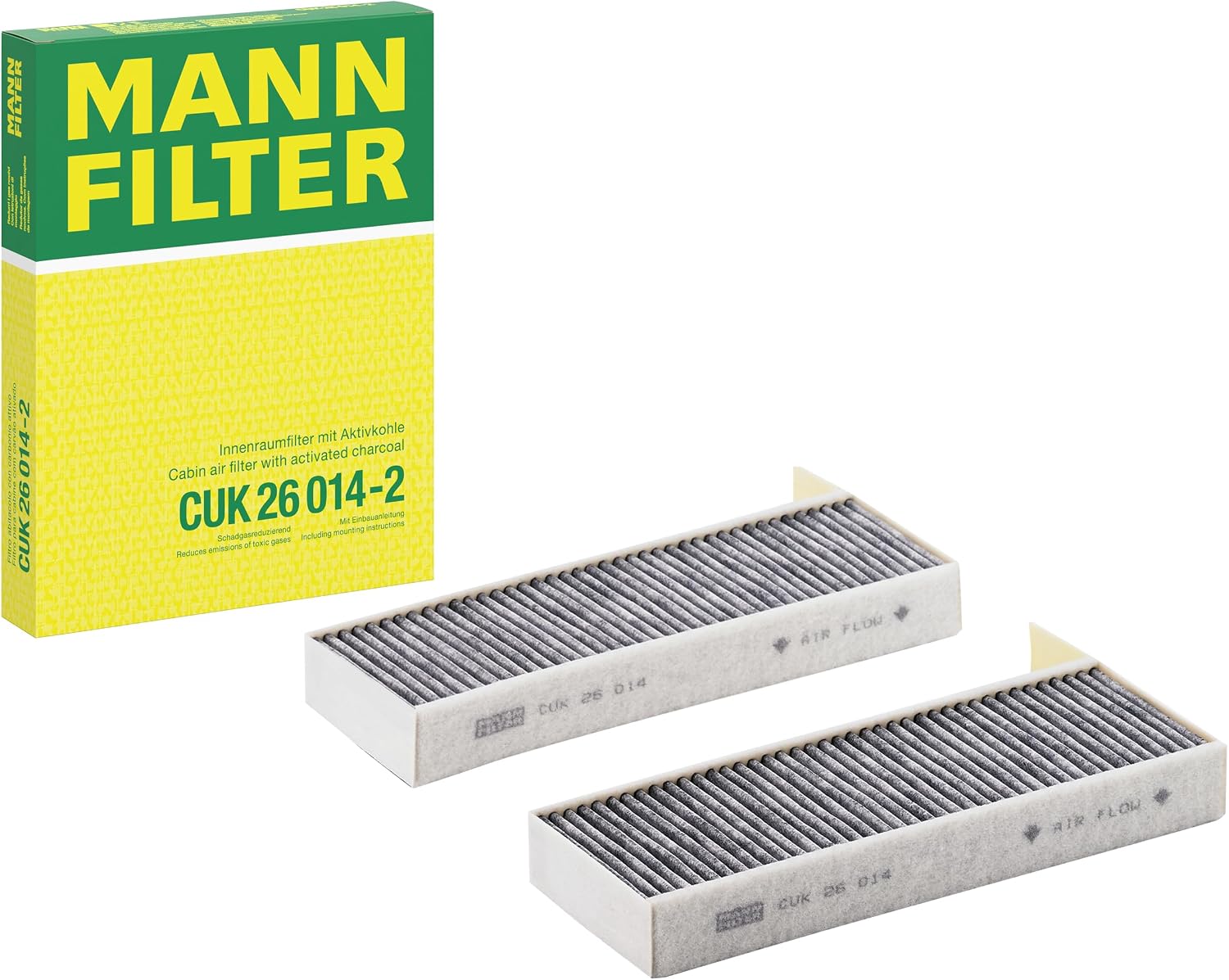 Detalle de Mann Filter CUK 26 014-2 filtre d'habitacle 259 mm
