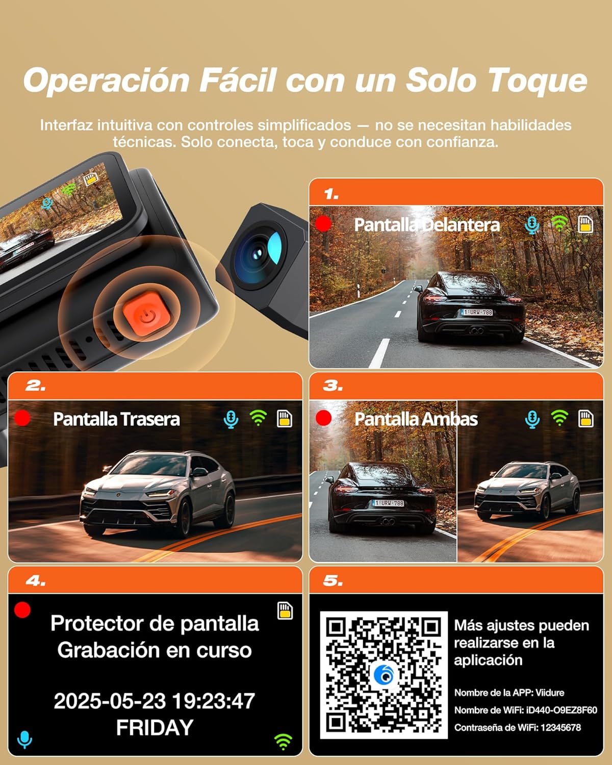 Thumbnail 6 de iZEEKER Dashcam 4K Frontal y Trasera