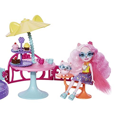 Thumbnail 6 de Enchantimals City Tails Apartamento de Palmer Pomeranian y Pommy — Casa de muñecas 3 pisos (Mattel HHC18)