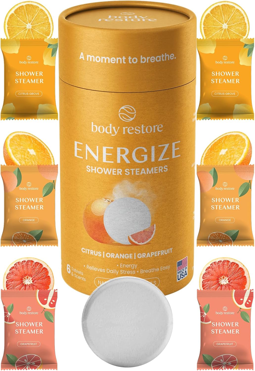 Detalle de BodyRestore 15 Shower Steamers