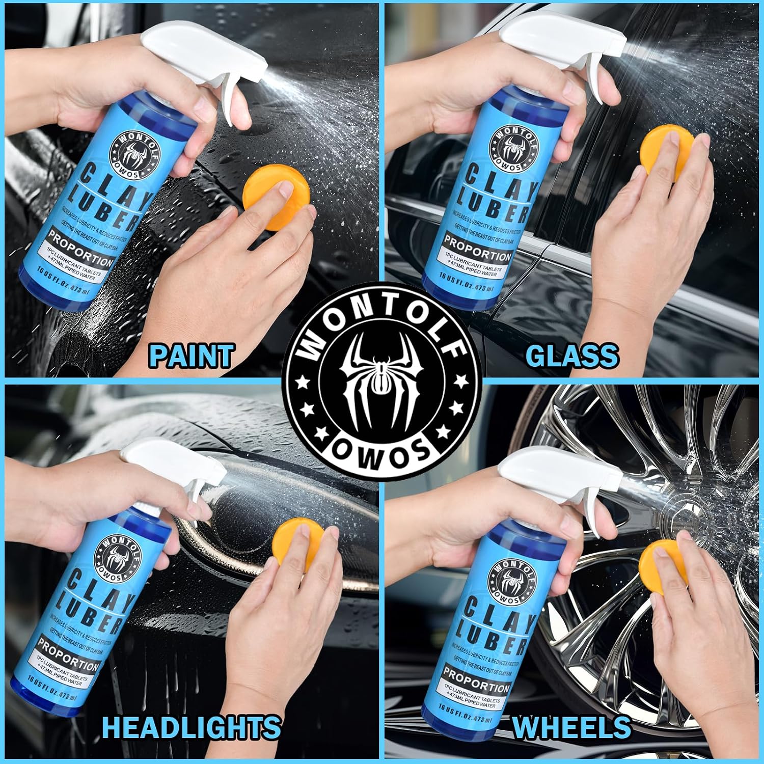 Thumbnail 2 de Wontolf Clay Bar Kit for Auto Detailing