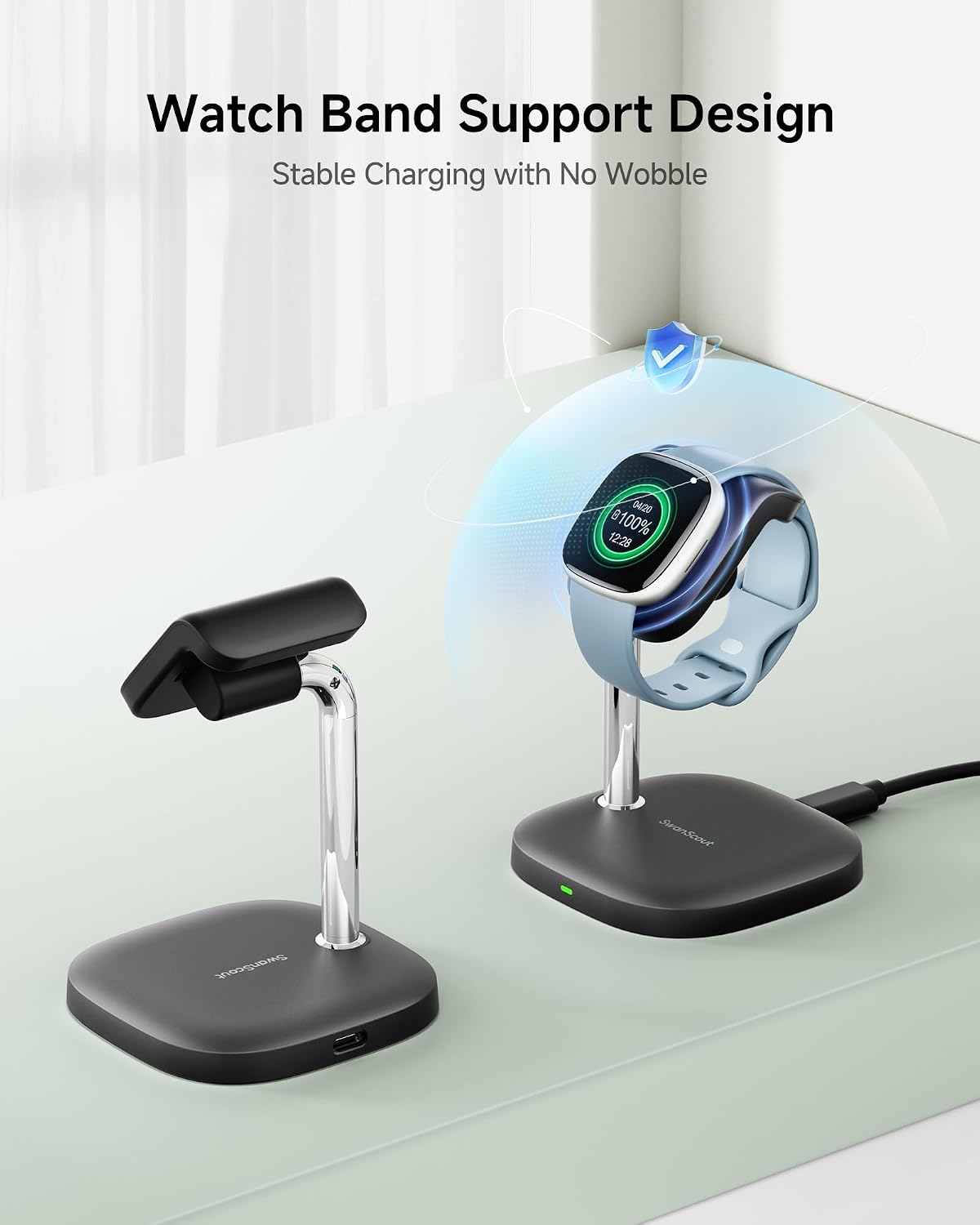 Thumbnail 5 de SwanScout 505FB Magnetic Charger Stand for Fitbit