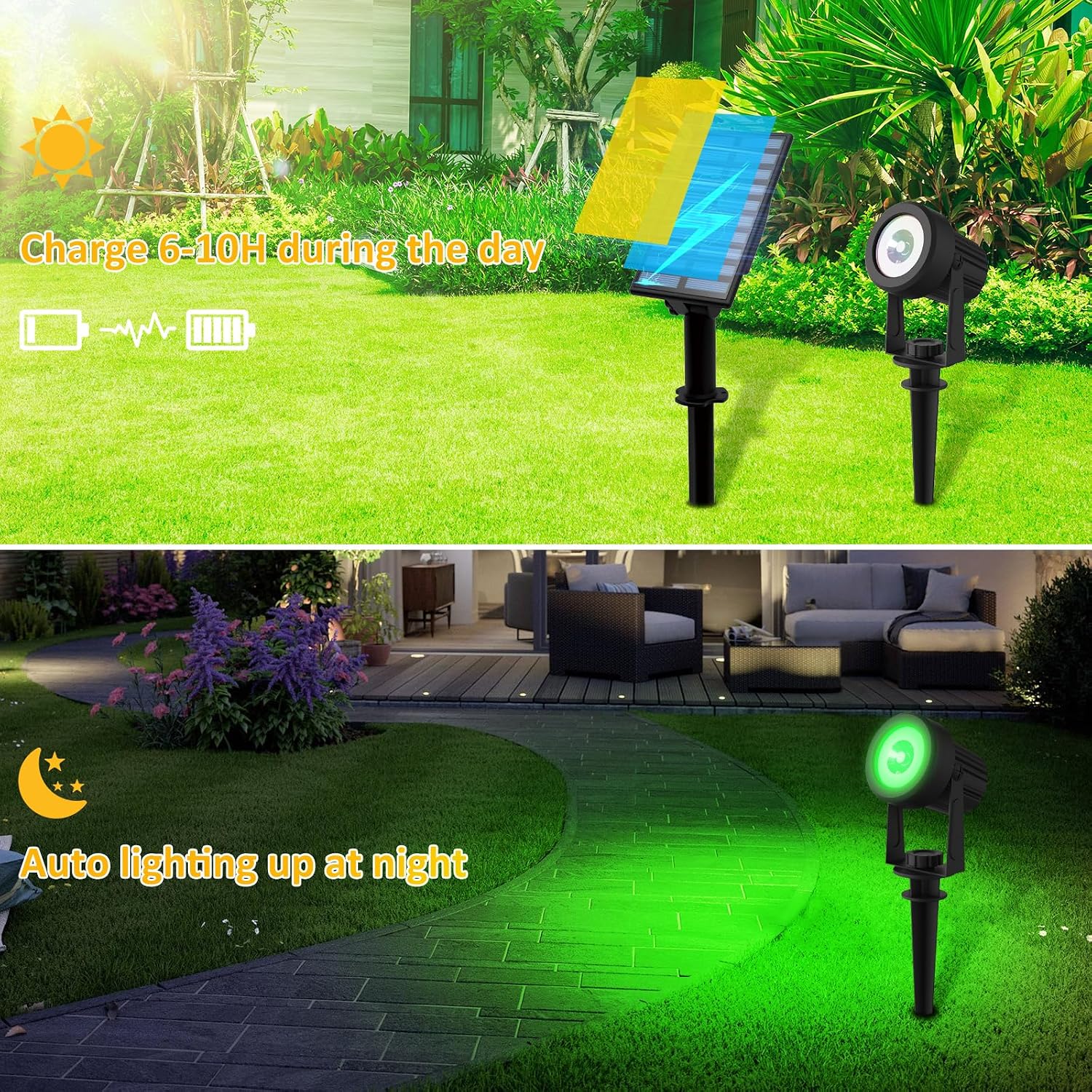 Thumbnail 2 de T-SUNUS Solar LED RGB spot lights IP65