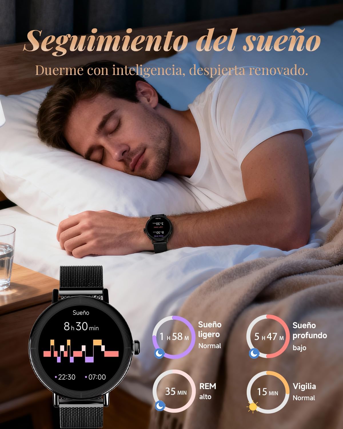 Detalle 2 de TOOBUR Reloj Inteligente 40 mm