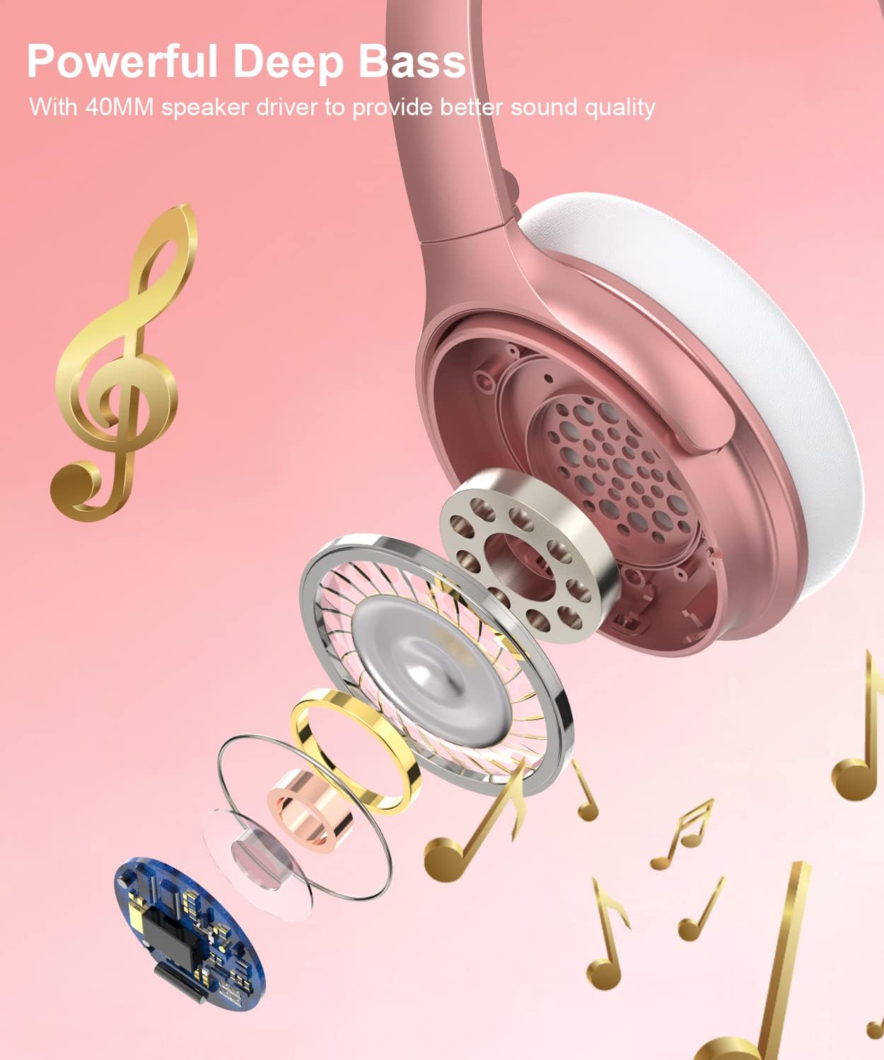 Detalle de INFURTURE H1 Noise Cancelling Headphones 90H