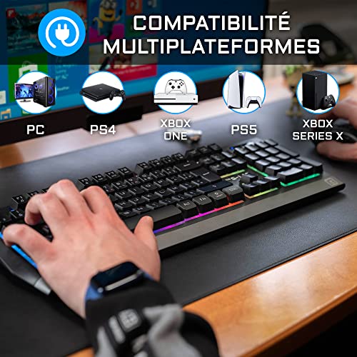 Thumbnail 6 de The G-Lab Combo Tungsten: Clavier et Souris Gaming Sans Fil, RGB et Performance