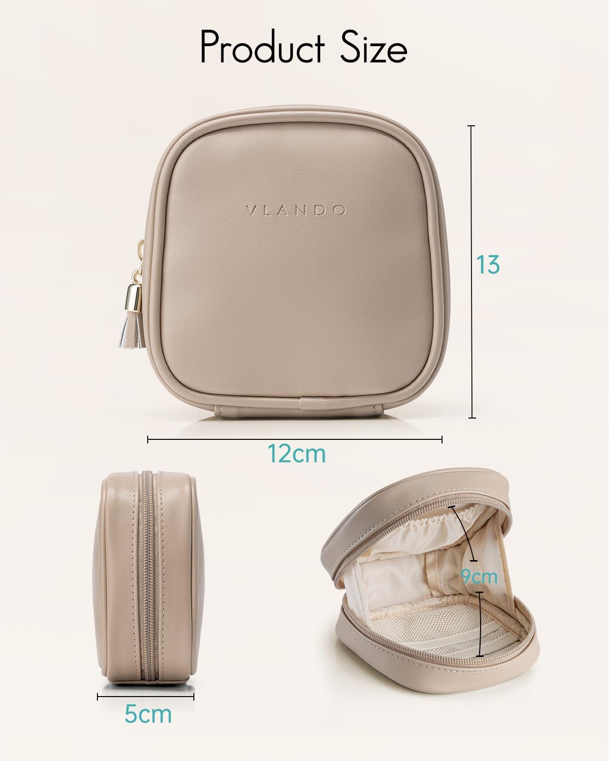 Detalle 1 de Make up bag for purse, 12 x 5 x 13 cm