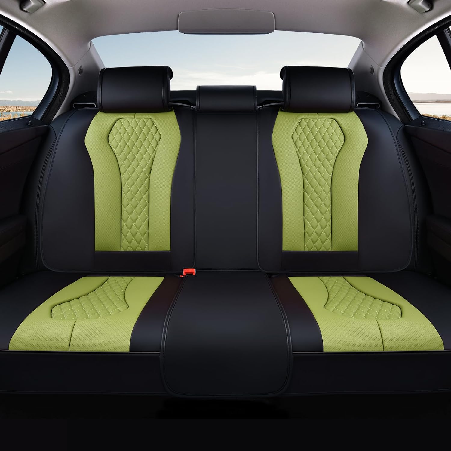 Detalle de Coverado Rear Car Seat Covers, Leather
