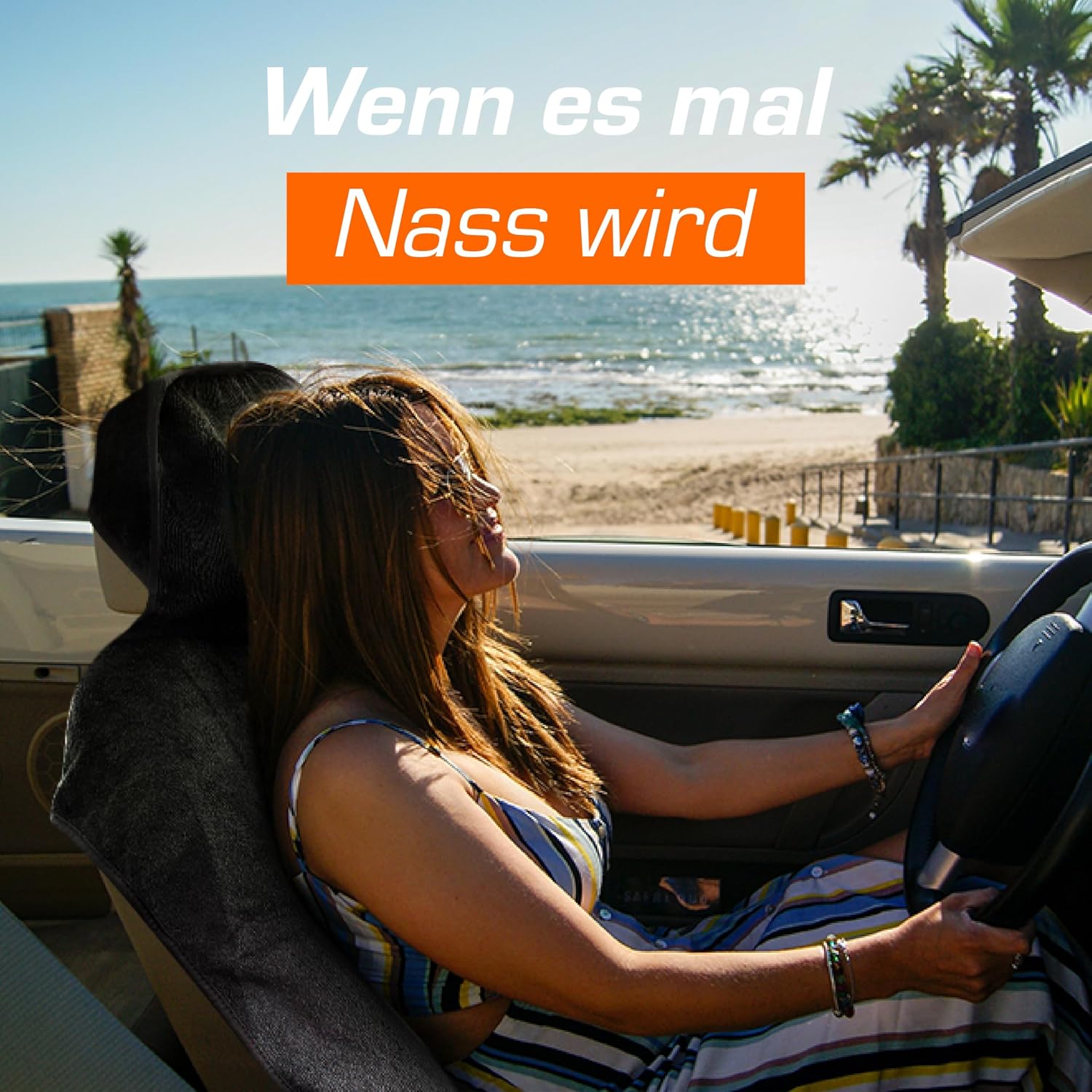 Detalle 2 de Upgrade4cars Frottee Autositzschoner Vordersitz