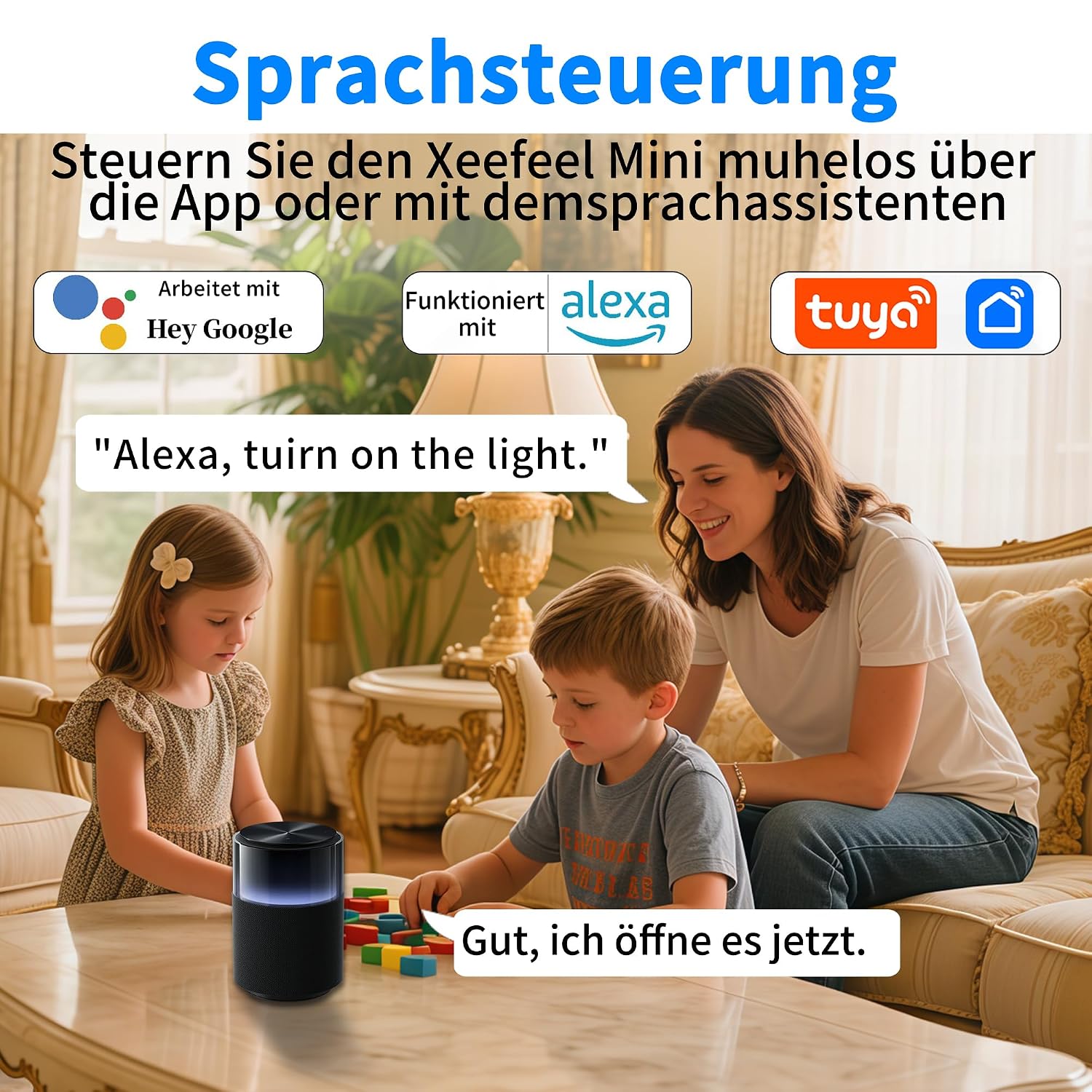 Thumbnail 6 de Xeefeel Mini 1 Smart Relais Schalter WLAN & Bluetooth – 1 Kanal, 8A, kompatibel mit Alexa/Google Home