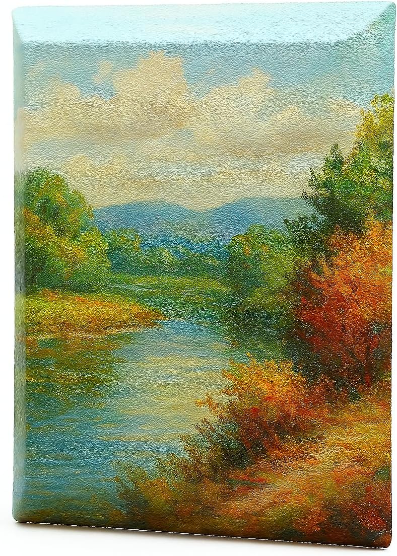 Detalle de EXERZ 30x40cm Bevelled Edge Pre-Stretched Canvas 4pk – 100% Cotton, Wooden Frame