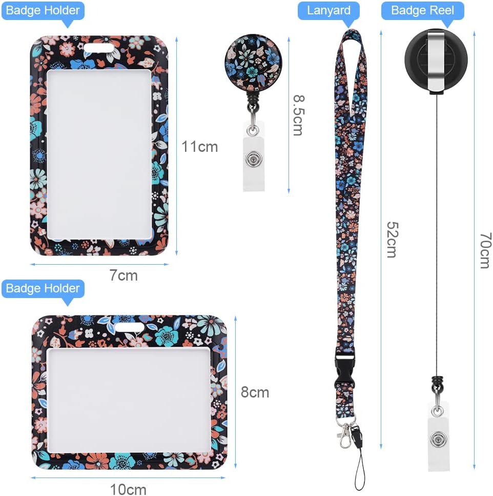 Detalle 2 de Vicloon Lanyard porta badge retrattile 1 pezzo
