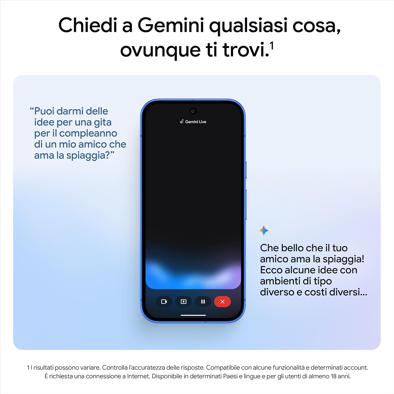 Detalle 2 de Google Pixel 10 blu indaco (128GB) con Gemini e tripla fotocamera posteriore