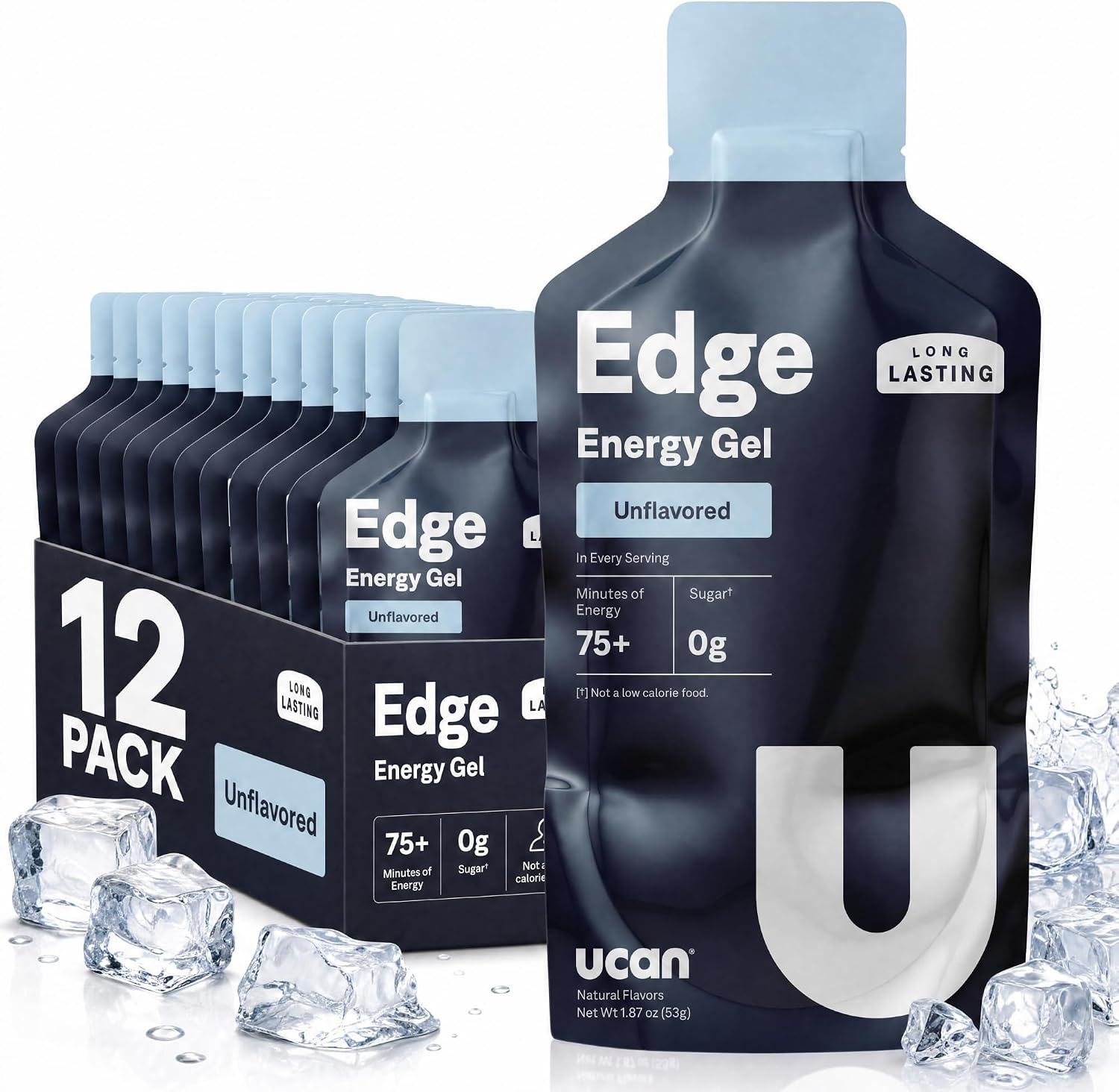 Thumbnail 6 de UCAN Edge Energy Gel Shots – Variety Pack (12, 2 Ounce Packets)