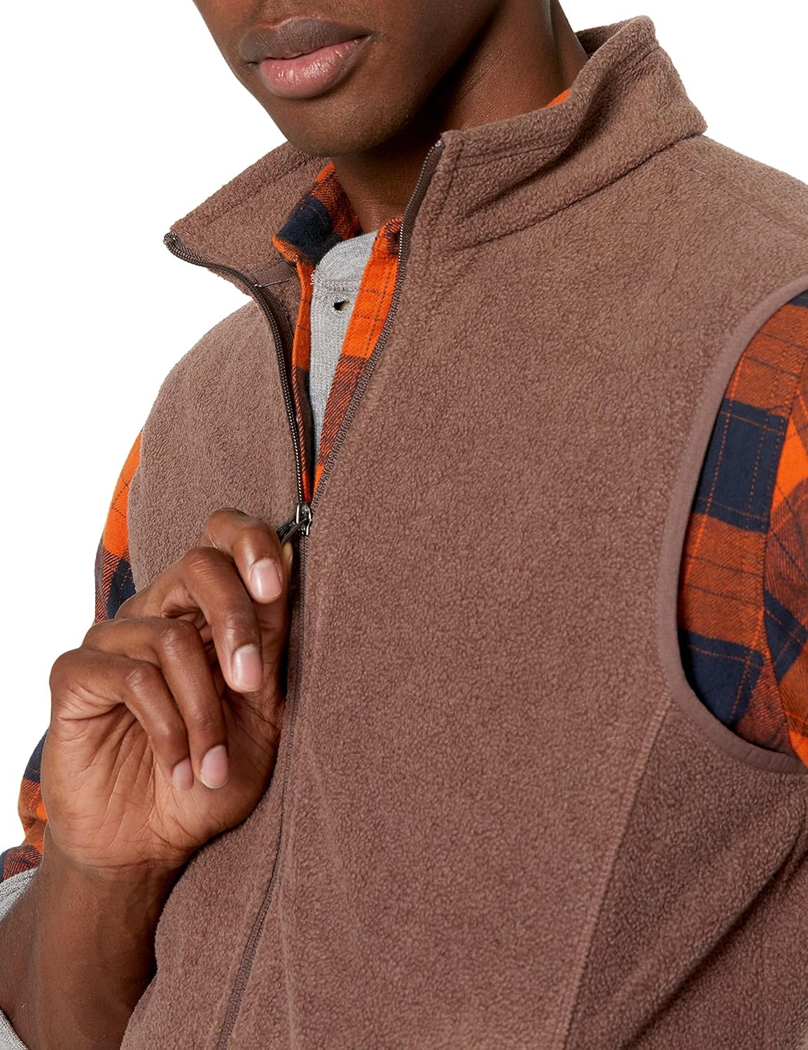 Thumbnail 2 de Herren Polarfleece-Weste mit durchgehendem Reißverschluss (Big & Tall)
