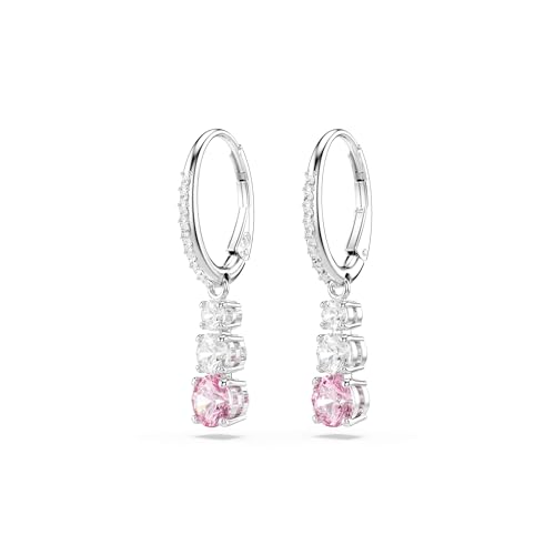 Detalle de Swarovski Stilla Attract pendientes 1 talla rosa