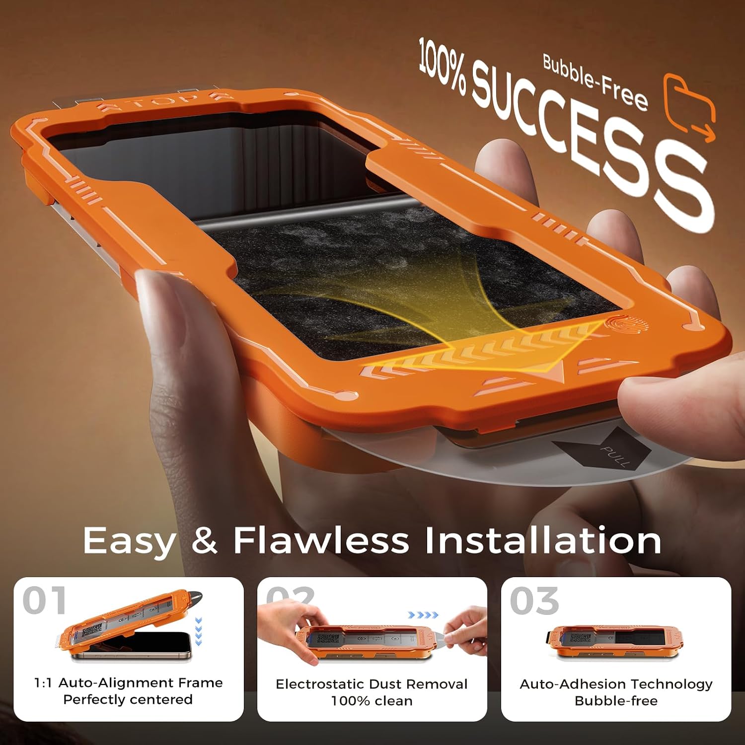 Thumbnail 4 de Zeniss NeverBreak 9H+ Screen Protector for iPhone 16 Pro