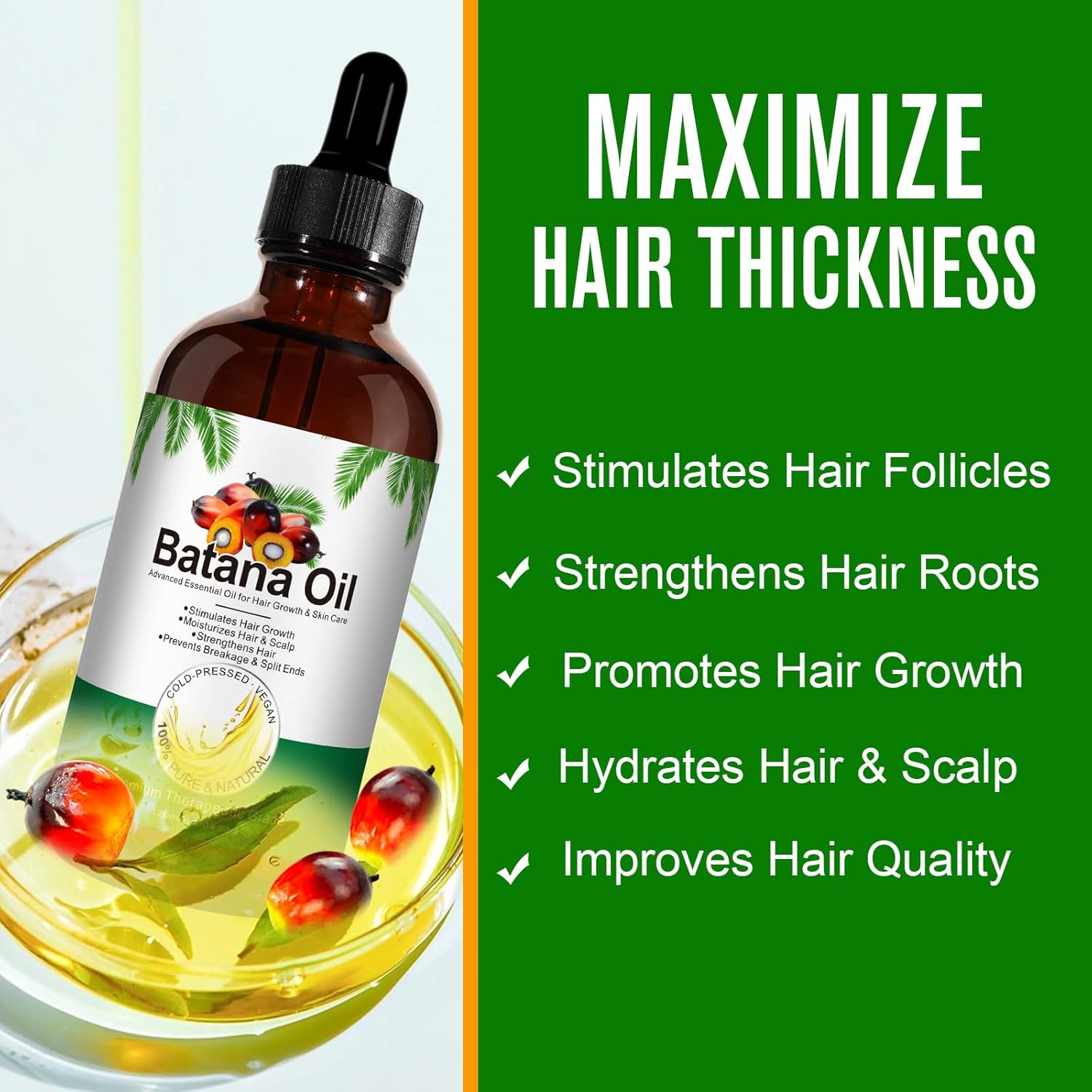 Thumbnail 3 de Batana Öl für Haare 120 ml – Kaltgepresstes Öl