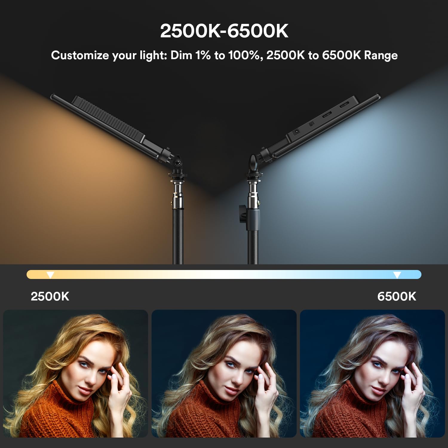 Detalle de RALENO LED Videoleuchte 8000mAh