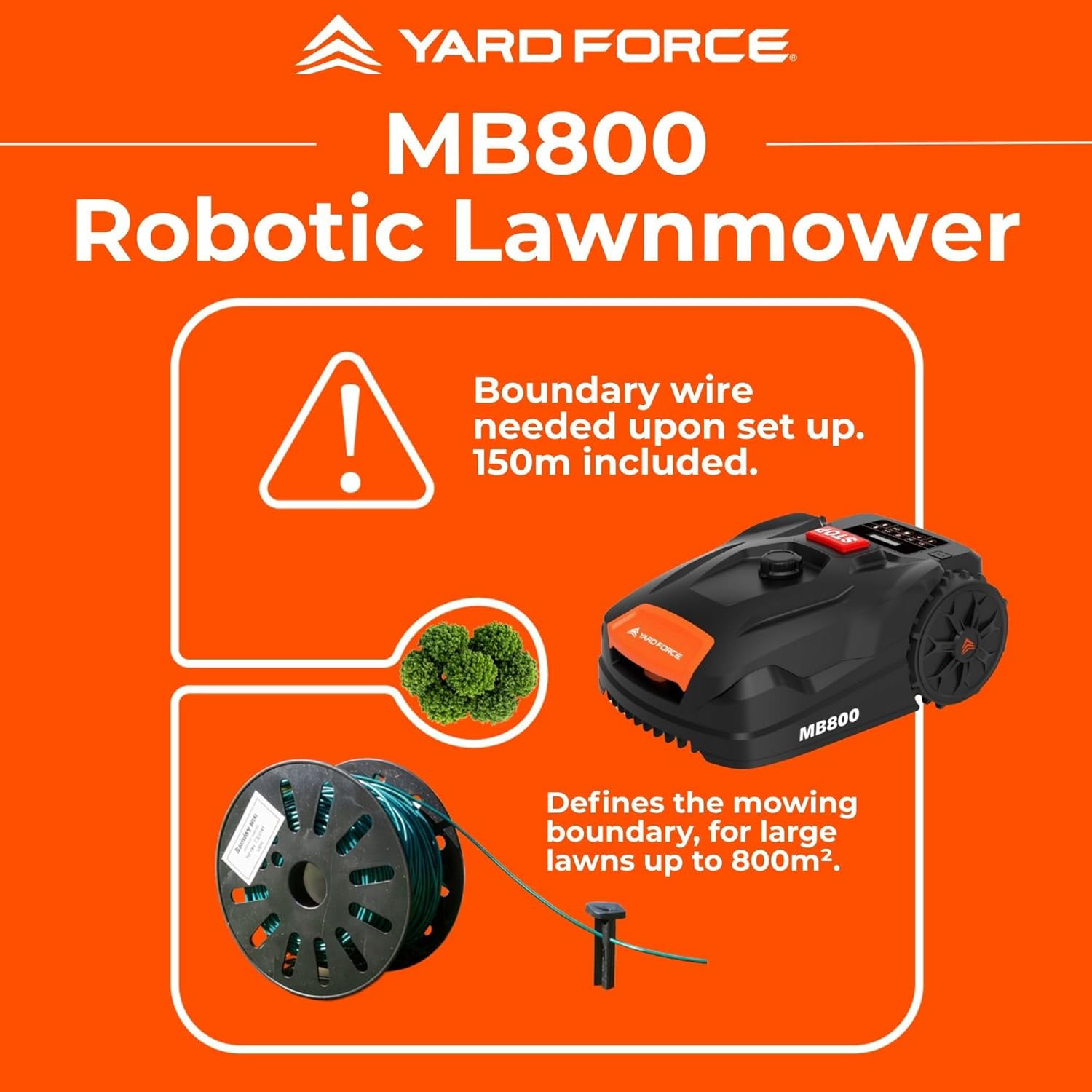 Thumbnail 6 de Yard Force MB800 robotic lawn mower 800m²
