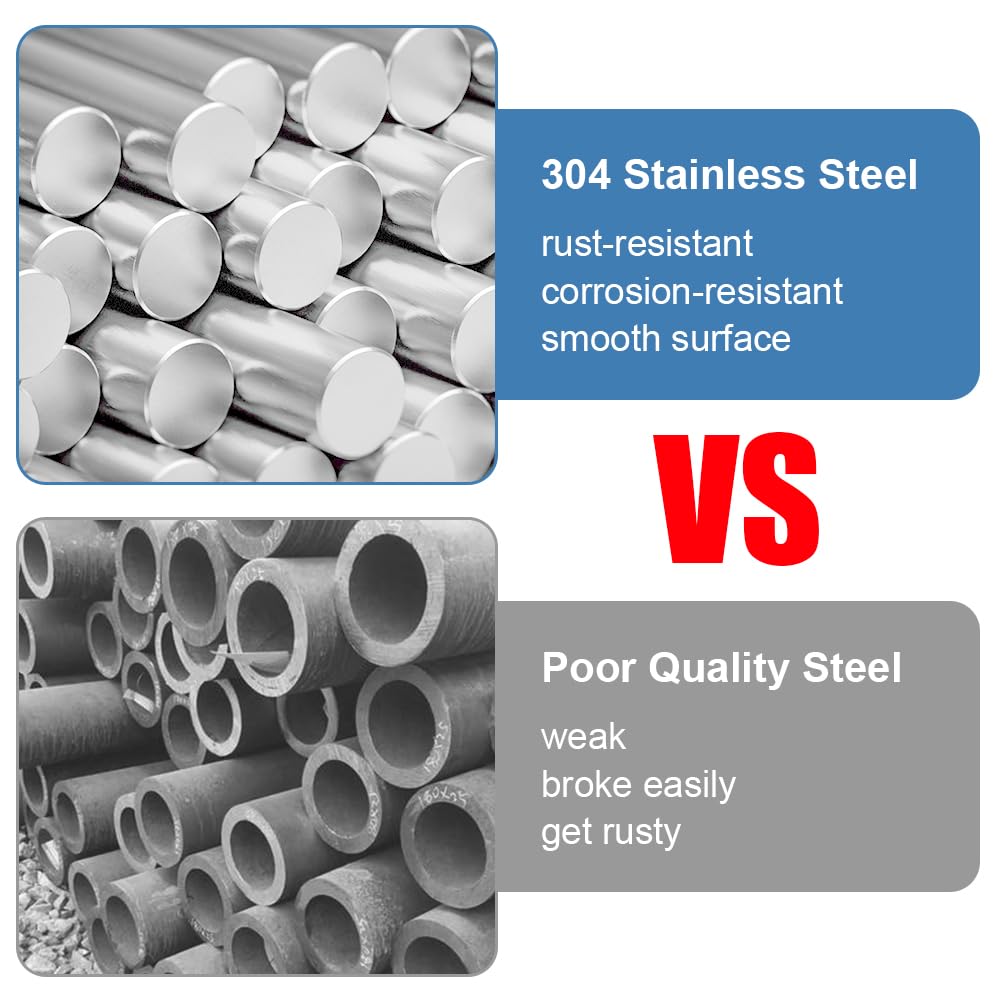 Thumbnail 4 de OFFCUP 3mm*300mm 10PCS Stainless Steel Round Rods, 304, 3mm x 300mm