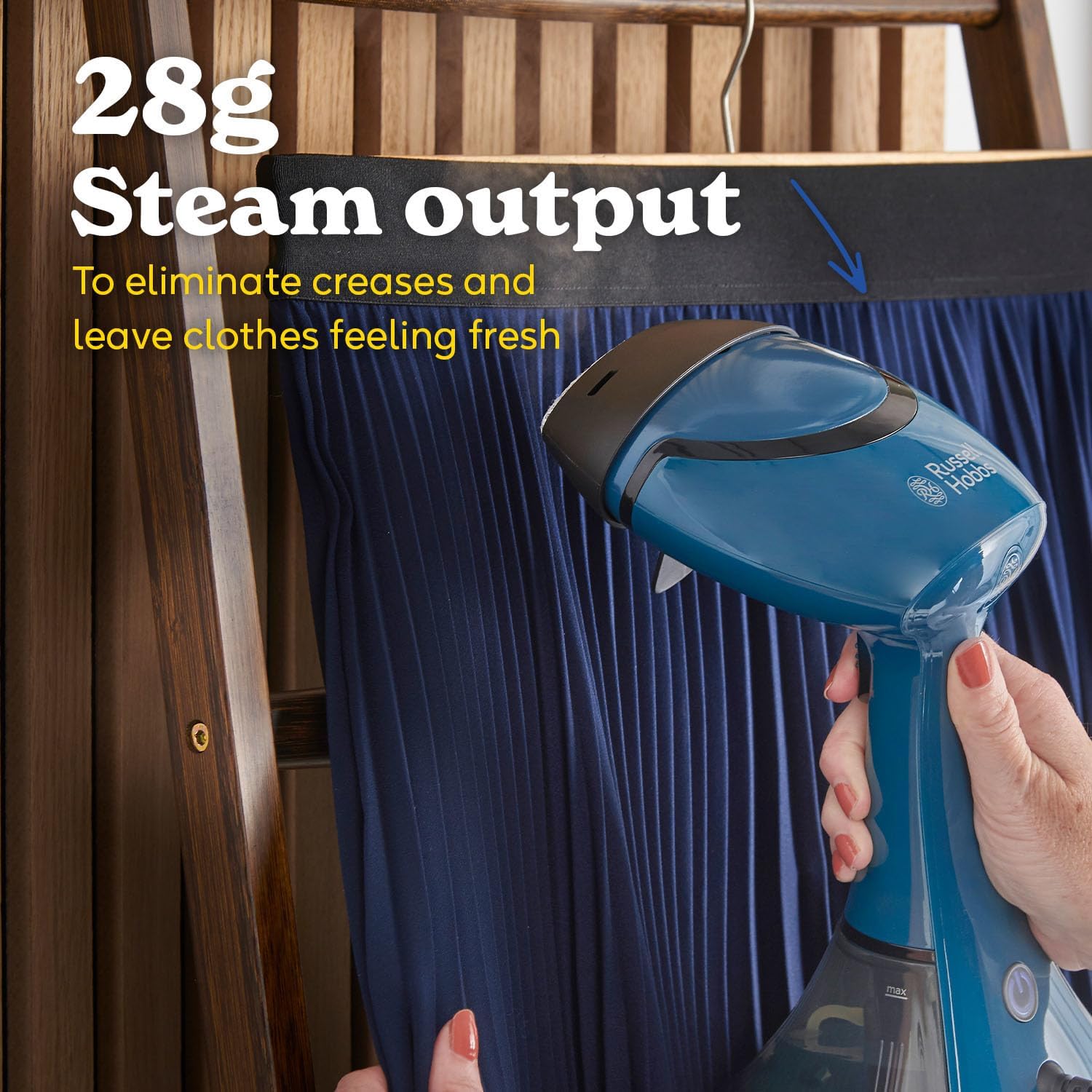Thumbnail 4 de Russell Hobbs Steam Genie handheld steamer 1600W