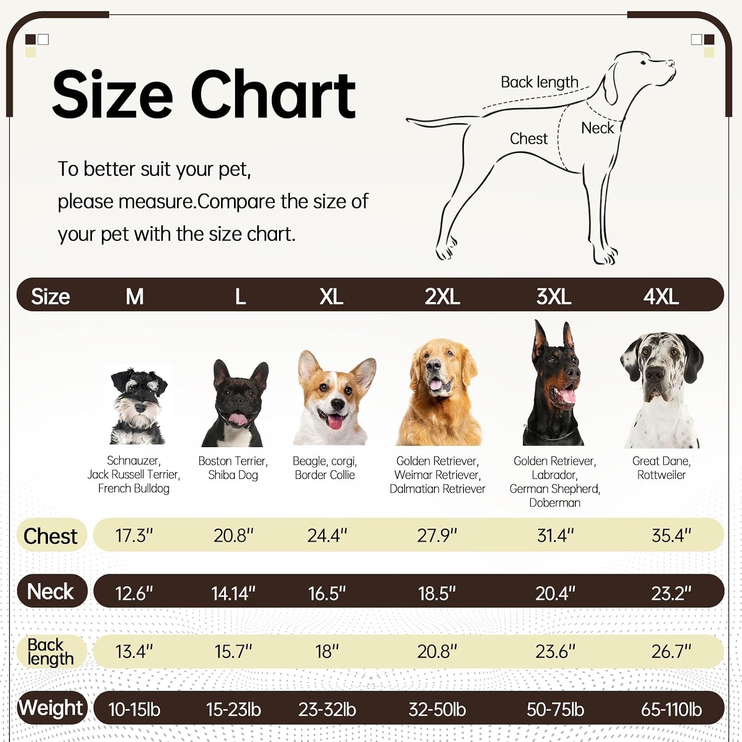 Detalle 2 de Thermal dog jumper knitwear for medium dogs