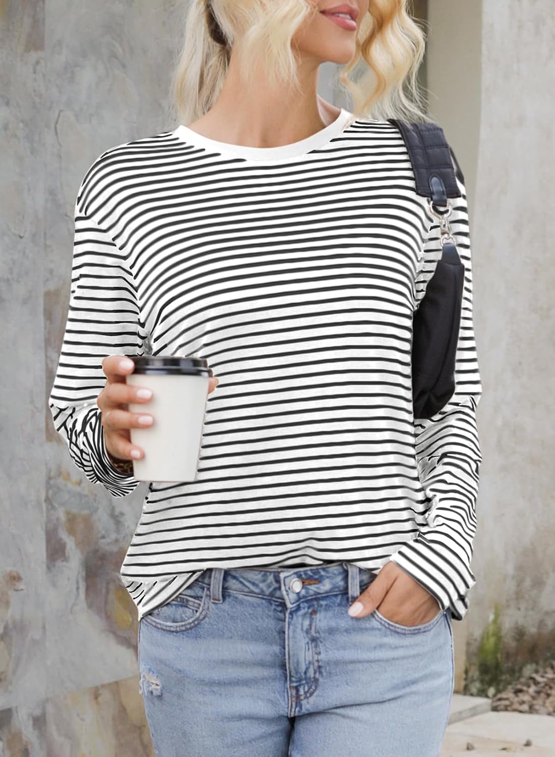 Detalle 2 de Dokotoo Langarmshirt Gestreift S-XXL