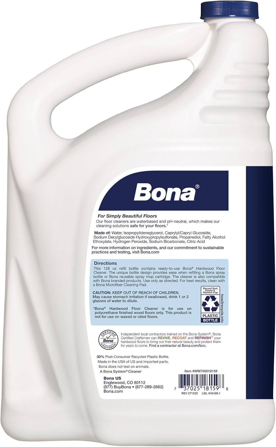 Thumbnail 3 de Bona Hardwood Floor Cleaner Refill - 128 fl oz (Unscented)