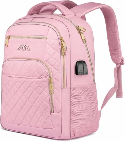 Detalle de YAMTION School Backpack for Girls and Women: 35L Laptop Backpack with USB Port (15.6")