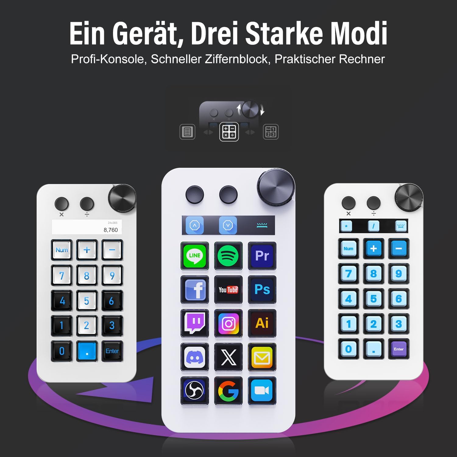 Thumbnail 1 de Basicolor N1 Stream Controller Deck