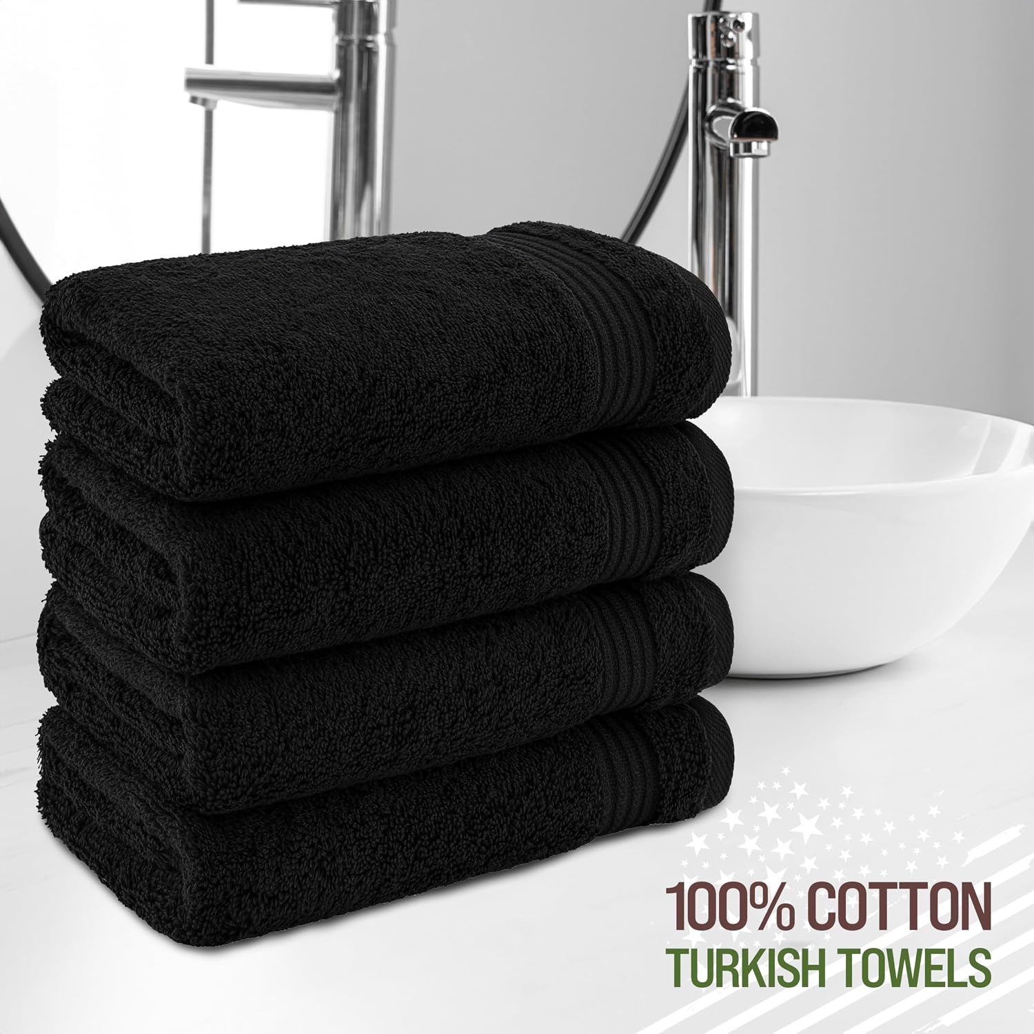 Thumbnail 1 de American Veteran Towel Hand Towels 16x28