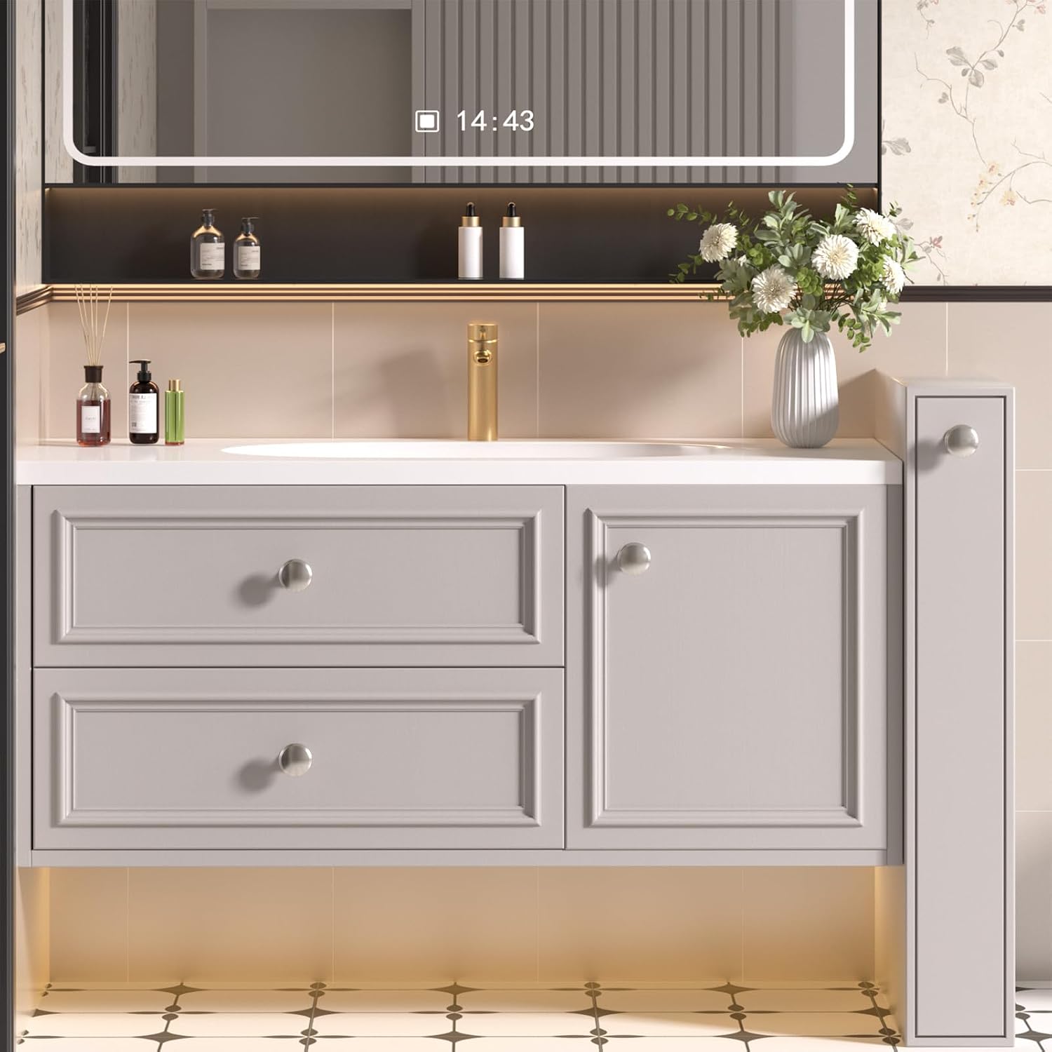Thumbnail 6 de Goldenwarm Cabinet Knobs, Brushed Nickel