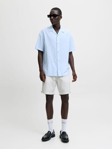Detalle de JACK & JONES Jjibowie Jjshorts Solid SA SN Bermudas, White, M para Hombre