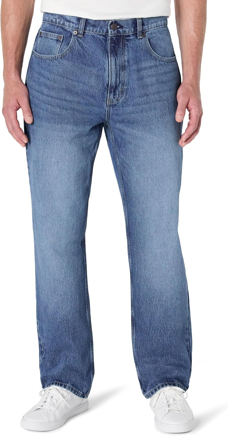 Detalle 2 de Amazon Essentials Mens Rigid Loose Fit Jeans