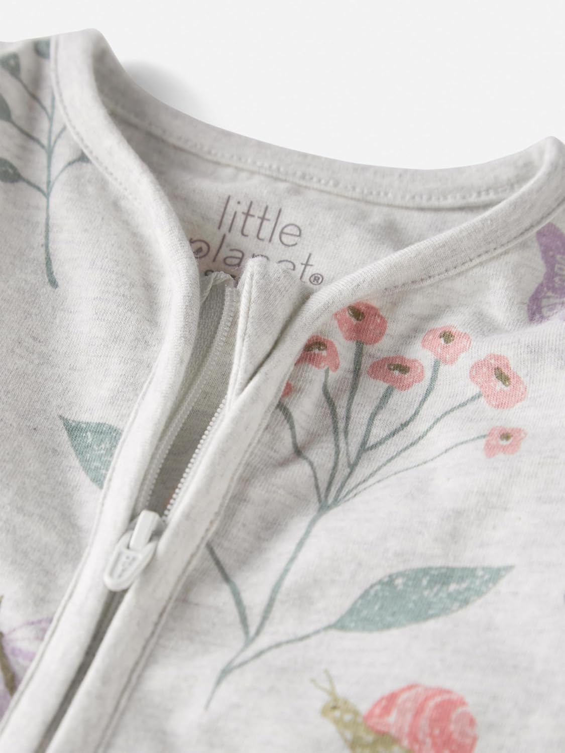 Detalle de Little Planet by Carter's Sleep and Play (Unisex Baby) — Organic Cotton, 2-Way Zip