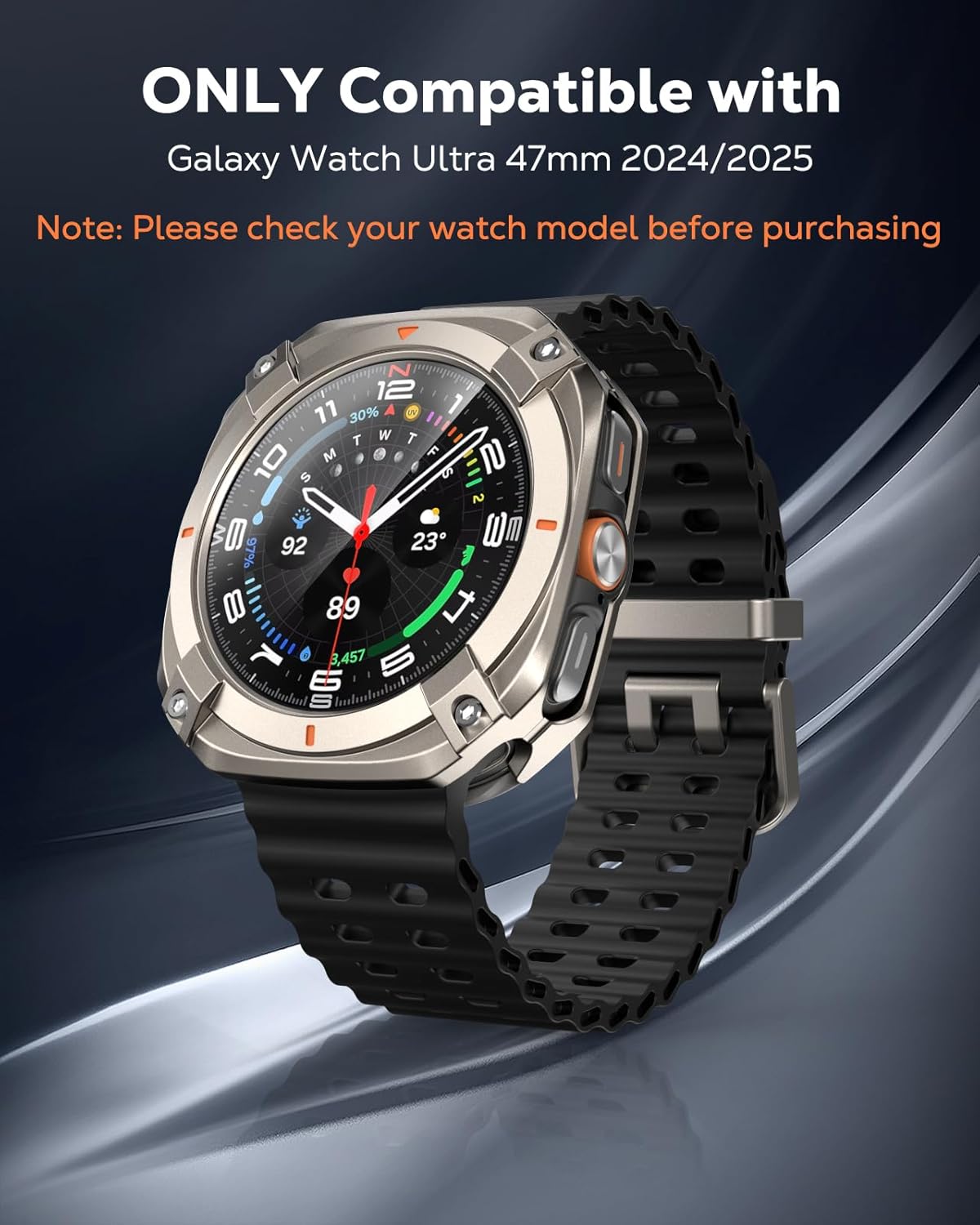 Thumbnail 1 de MoKo Galaxy Watch Ultra 47mm 3 in 1 Case