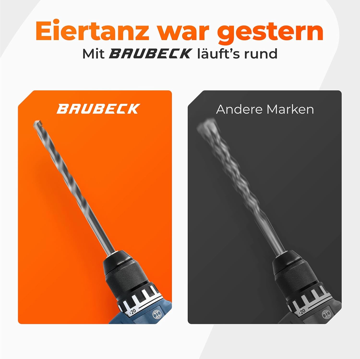 Thumbnail 2 de BAUBECK Steinbohrer Set für Akku 4 bis 10 mm