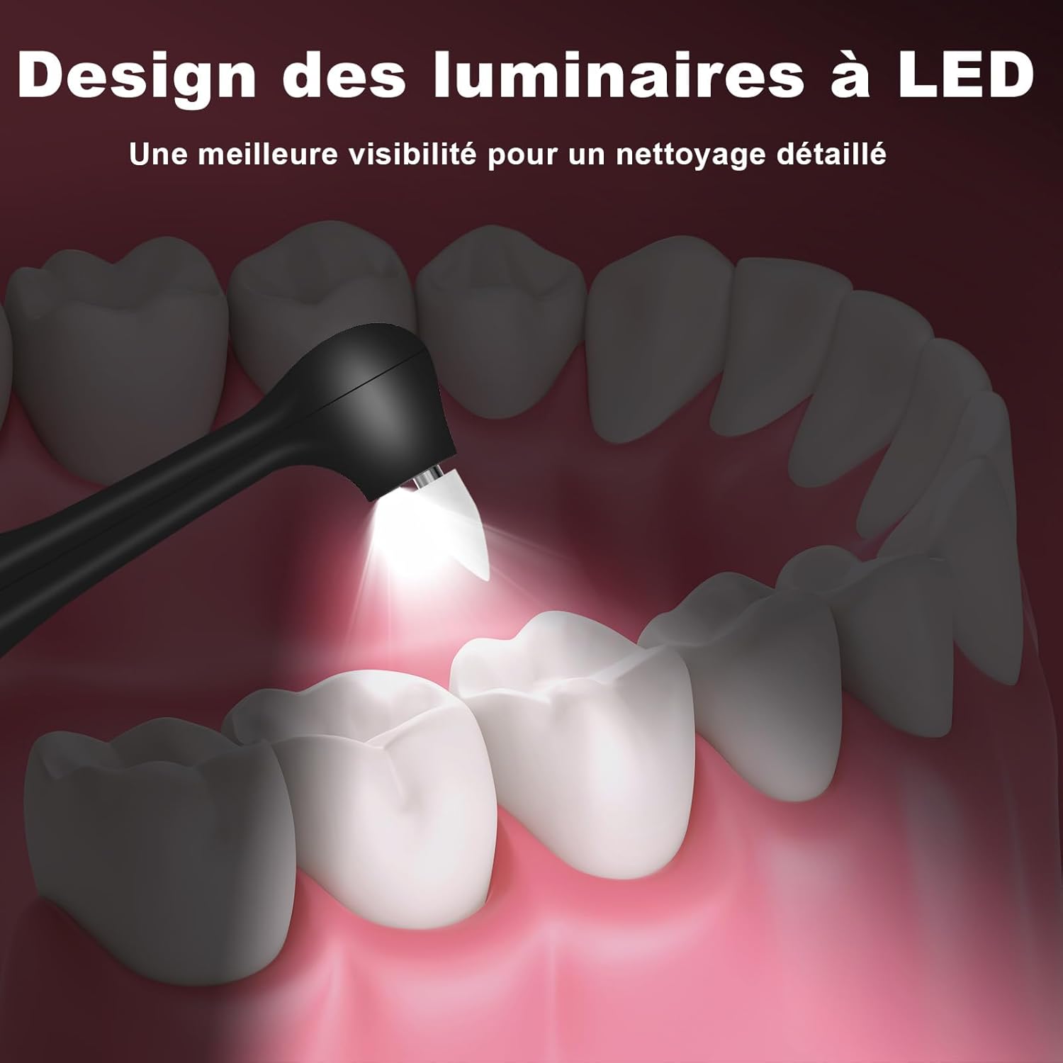 Thumbnail 4 de Kit Blanchiment Dentaire polisseur électrique 5 têtes 🪥