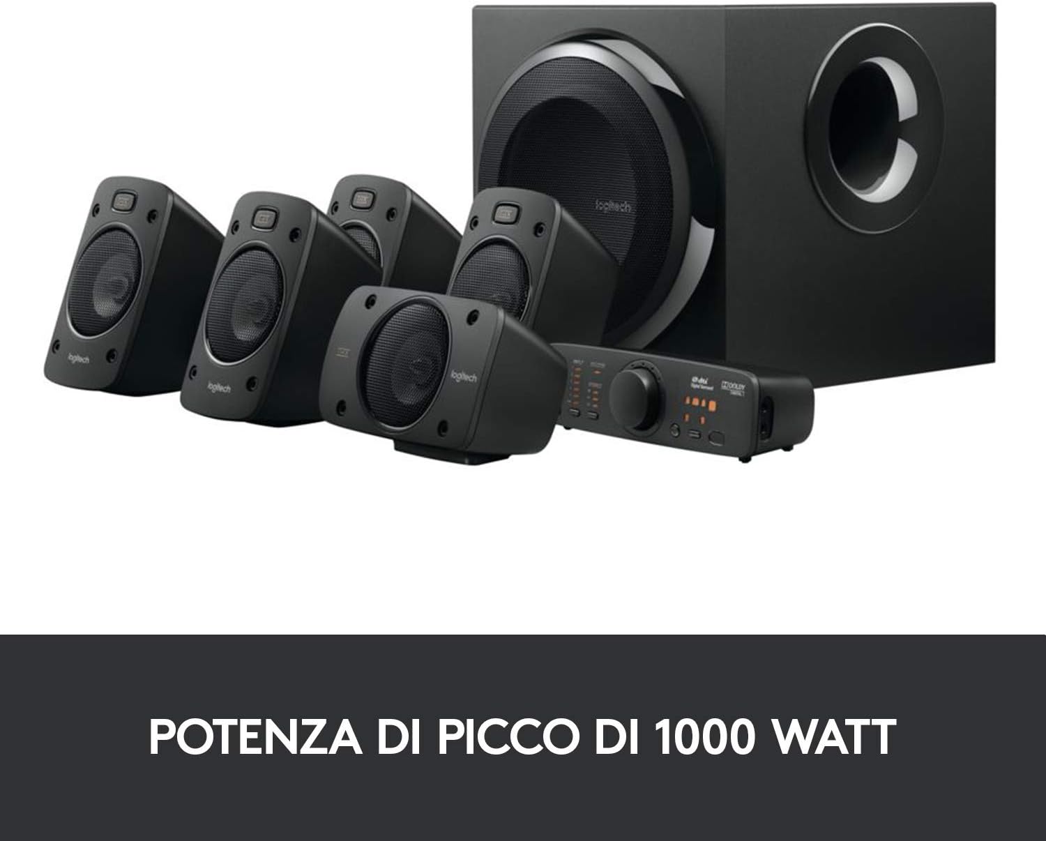 Detalle de Logitech Z906 audio Dolby 5.1 1000 W